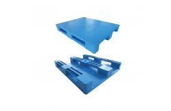 China Blue HDPE Plastic Pallets Nestable Recycled Plastic Pallet Heavy Duty supplier