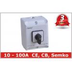 Industrial 3 Pole Selector Switch Box Automatic Changeover Switch for sale