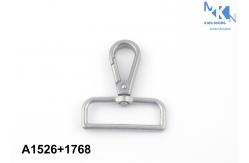 China Hardware Accessories Swivel Bolt Snap Hook , Bulk Metal Swivel Hooks supplier
