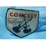 Ribbon / Satin Tape Silk Screen Printing Labels Screen Printed Tags Professional Design for sale