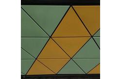 China Fashion Soundproof Triangular Clip In Ceiling Perfect Shape 1.1mm Thickness supplier