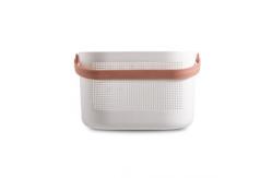 China H18cm Plastic Storage Basket Drainage Plastic Vegetable Basket With Handle supplier