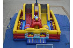 China Customized Rocket inflatable Fun City Inflatables Bouncy House Slide Castle For Kids supplier