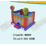 Commercial Inflatable Bounce House With Hot Air Ballon Patterns