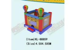 China Commercial Inflatable Bounce House With Hot Air Ballon Patterns supplier