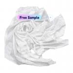 Low lint Cotton Rags Kg White Elastic Knitting T-shirt Rags Recycled Cotton Cloth Cleaning Wiping Used Rags for sale
