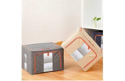 China Cubby Underbed Fabric Household Storage Containers With Lid Foldable Multiscene supplier