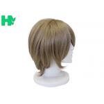 Brown Anime Cosplay Wigs High Temperature Fiber Synthetic Hair Costume Party Wig for sale