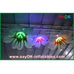 1m Dia Inflatable Hanging Lily Flower With RGB Lighting Decoration