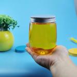 350ml 500ml U Shape Empty Plastic Bottle Transparent Boba Tea PET Beverage Bottles