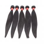 Unprocessed Human Hair Weave Extension Silky Straight Wave Virgin Hair Bundle for sale
