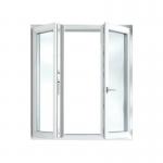 Durable Apartment Glass Casement Window UPVC Inward Opening Casement Window for sale
