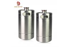 China 64oz Double Wall Insulated Mini Keg , 2L Ball Lock Beer Keg supplier