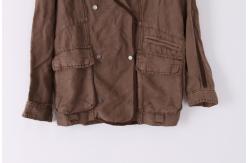 China Bershka Womens 38% Cotton Linen Jacket S M L Optional supplier
