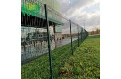 China Pvc Coated Hot Dipped Galvanized V Mesh Security Fencing 3 Bending 1.53m supplier