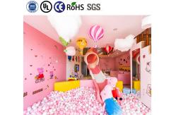 China Customizable Kids Soft Play Indoor Playground Equipment Macaron Style Pink Themed supplier