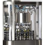 Glass Bottle Beer Filling Machine 3 In 1 Mono-Block With Rotary Rinser for sale