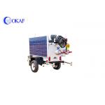Truck / Ground Mounted Mobile Security Camera Trailer 200w Pixel With 1 Year Warranty for sale