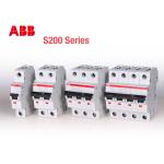 ABB S201S202S203S204 Miniature Circuit Breaker , MCB Circuit Breaker 1~100A 1 2 3 4P 1P+N for sale