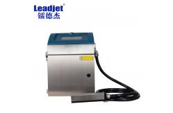 China Plastic Bag Expiry Date Inkjet Coding Machine / Industrial Continuous Inkjet Printer supplier