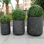 Customed Fiber Clay Planter For Gardening Needs And Affordable