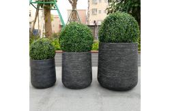 China Customed Fiber Clay Planter For Gardening Needs And Affordable supplier