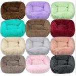 Modern Soft Plush Round Cozy Cave Bed For Cats Small Dogs Snooze Sleeping for sale