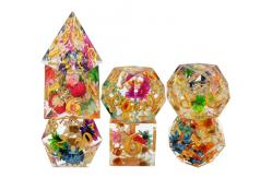 China Wear Resistant Resin DND Dice Hand Pouring Polyhedral Sharp Edge supplier