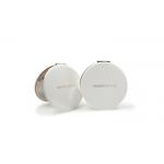 Rose Gold Metal Compact Mirror Foldable Engraved Pocket Mirror 1cm Thick
