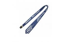 China Polyester Double Bulldog Clip Lanyards Promotional Customised Lanyard Card Holder supplier