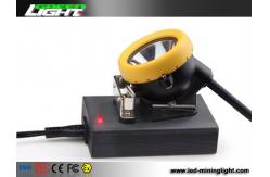 China 18000lux 6.6Ah Rechargeable Coal Miner Lights 350mA For Mining supplier