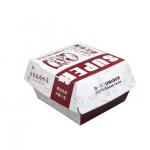 Custom Recyclable Kraft Hamburger Box – Eco-Friendly Fast Food Takeaway Packaging