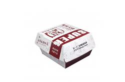 China Custom Recyclable Kraft Hamburger Box – Eco-Friendly Fast Food Takeaway Packaging supplier