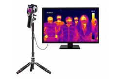 China LCD Display Walk Through Temperature Scanner Automatic Infrared Thermometer Camera supplier