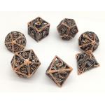 Portable Odorless Small Dice Set , Zinc Alloy Tiny Polyhedral Dice for sale