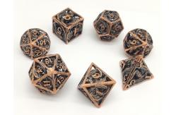 China Portable Odorless Small Dice Set , Zinc Alloy Tiny Polyhedral Dice supplier