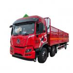 Customized Red Color 6X2 Gas Cylinder Transport Truck Fence Cargo Truck 20 Tons Load for sale