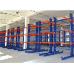 Double Side Steel Structural Cantilever Racks For Pipes Lumber Sheet Shelves for sale