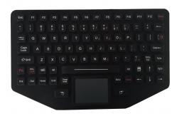 China MIL-STD 461E/810F Military Keyboard With Sealed Touchpad Panel Mount supplier