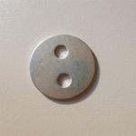 25 Mm SS Lacing Washers With 2 Holes  For  Fabrication Of Insulation Blankets for sale