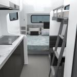 0.735m Tube Dia 1 Bedroom Floating Boat House For Advanced Buyers