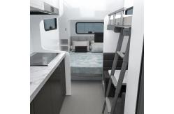 China 0.735m Tube Dia 1 Bedroom Floating Boat House For Advanced Buyers supplier
