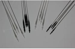 China Single Headed Inject Molding Jacquard Heald Wires supplier