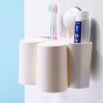 Irregularity ABS PVC Bathroom Toothbrush Holder Set Hung On The Wall for sale