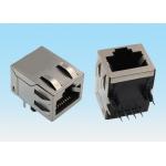 8 Pin RJ45 Network Connector Single Port Shield With Slot On Both Sides for sale