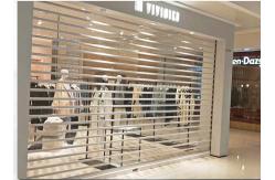 China Crystal Clear Transparent Roller Shutters Doors Polycarbonate Commercial Full Vision PC supplier