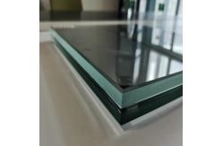 China 10mm 20mm Clear Tempered Laminated Glass High Transparency For Commercial Applications supplier
