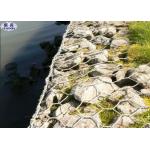 PVC Coated Stone Filled Gabions , Stone Retaining Wall Gabion Cages for sale
