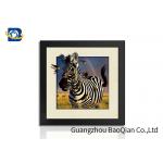 Hotel Decor Wall 3D 5D Pictures CMYK Full Color Lenticular With Black Frame for sale