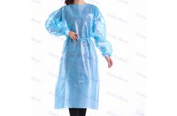 China AAMI 1 2 3 SMS Disposable Isolation Gowns Waterproof Cover All Gown Clotings supplier
